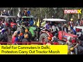 Traffic Woes in Delhi - NCR | Protestors Carry out Tractor March | NewsX