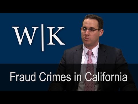 California Fraud Crimes