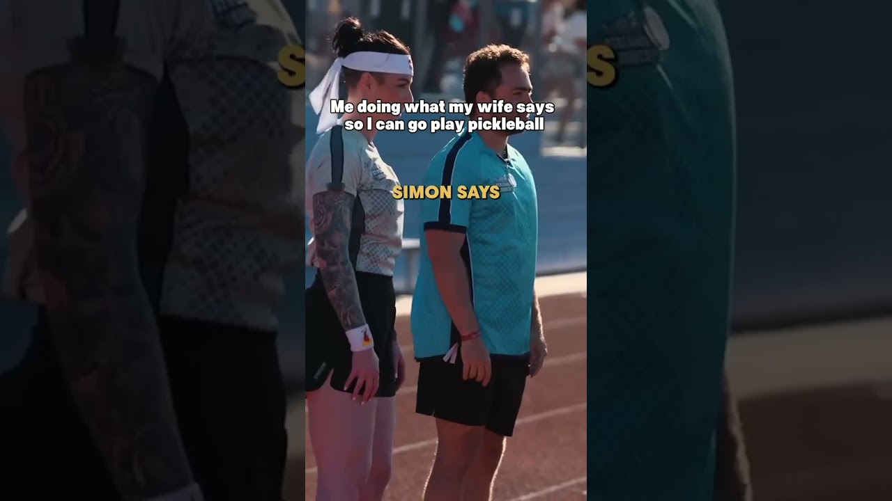 Whatever you say 🫡 #pickleball #shorts #simonsays