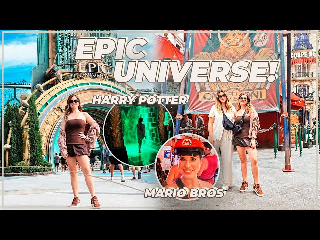 FUI NO EPIC UNIVERSE: NOVO PARQUE DA UNIVERSAL EM ORLANDO