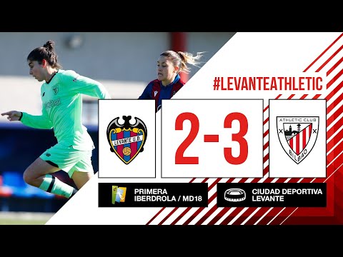 ⚽ RESUMEN I Levante UD 2-3 Athletic Club I 18. J Primera Iberdrola 2021-22 I Laburpena