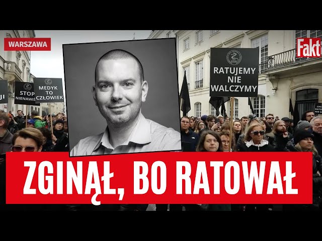 Czarny Marsz Medyków w Warszawie. Jaki był dr Tomasz Solecki, który zginął z ręki pacjenta? | FAKT