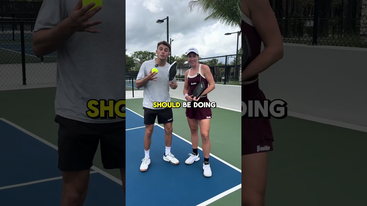 Megan Fudge Teaches Good Court Positioning! #pickleball #pickleballtips