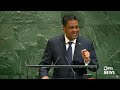 WATCH: Haitian President Cyr speaks at 2025 United Nations General Assembly  - 18:03 min - News - Video