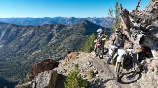 At Nearly 10,000 FEET, There is ZERO Room for Mistakes on this Motorcycle Trail..