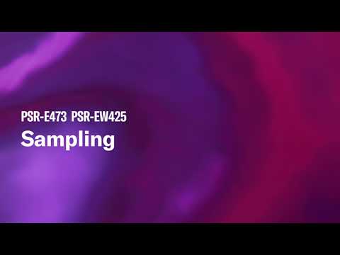 Vidéo Yamaha Portable Keyboard PSR-E473/PSR-EW425 | tutorial video 06. Sampling
