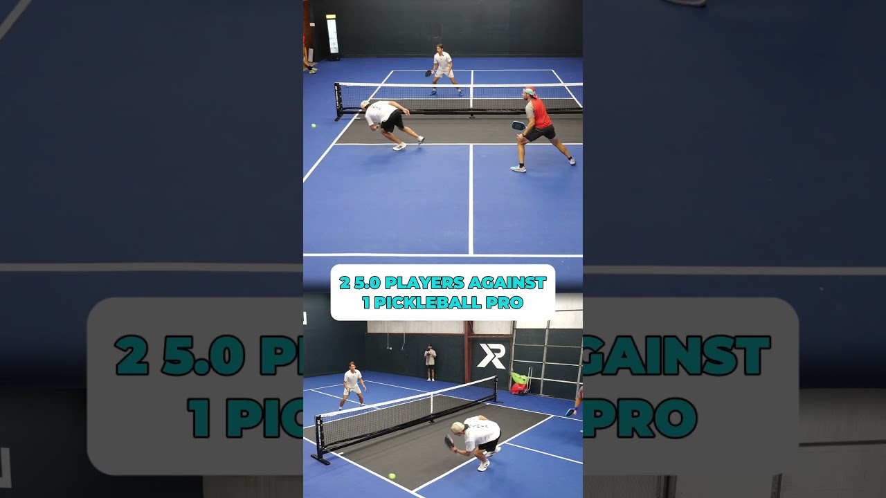 This was quite the challenge...👀 #pickleball #propickleball #sportshighlights #shorts