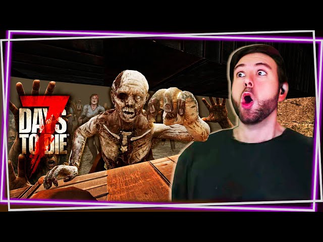Llega la PRIMERA OLEADA en el dia 7 de 7 days to die! #3