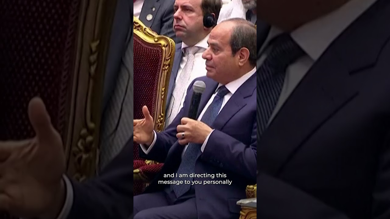 Egypt’s president urges Trump to stop war on Iran