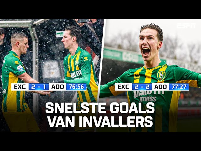 De SNELSTE GOALS van INVALLERS in de Eredivisie 🔄🥵
