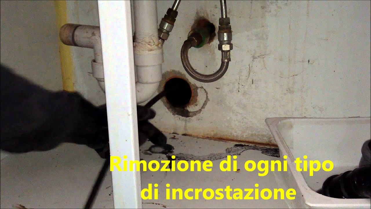 spurgo scarico lavandino