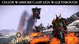 Total War: Warhammer - Káosz Harcosok Kampány Játékmenet
