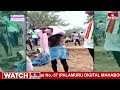 టీషర్ట్ పై కేసీఆర్ బొమ్మ..విప్పించిన కాంగ్రెస్ నేతలు | Peddapalli District | KCR | Jordar News |hmtv  - 00:58 min - News - Video