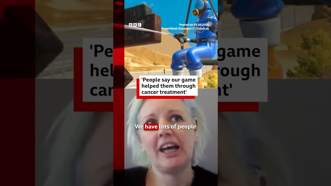 'People say PowerWash Simulator helped with cancer treatment'. PowerWashSimulator Gaming BBCNews