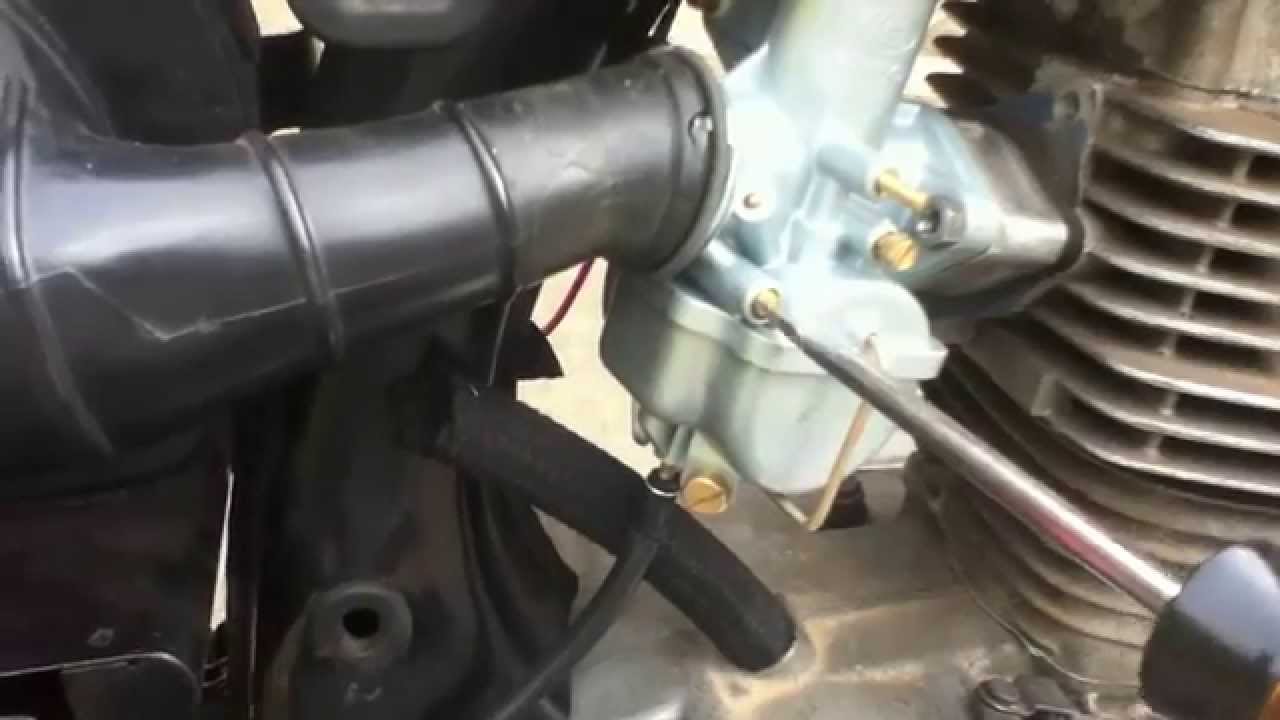 basic carburettor adjustment (tuning) 4 stroke, and how it ... honda recon wiring diagram 