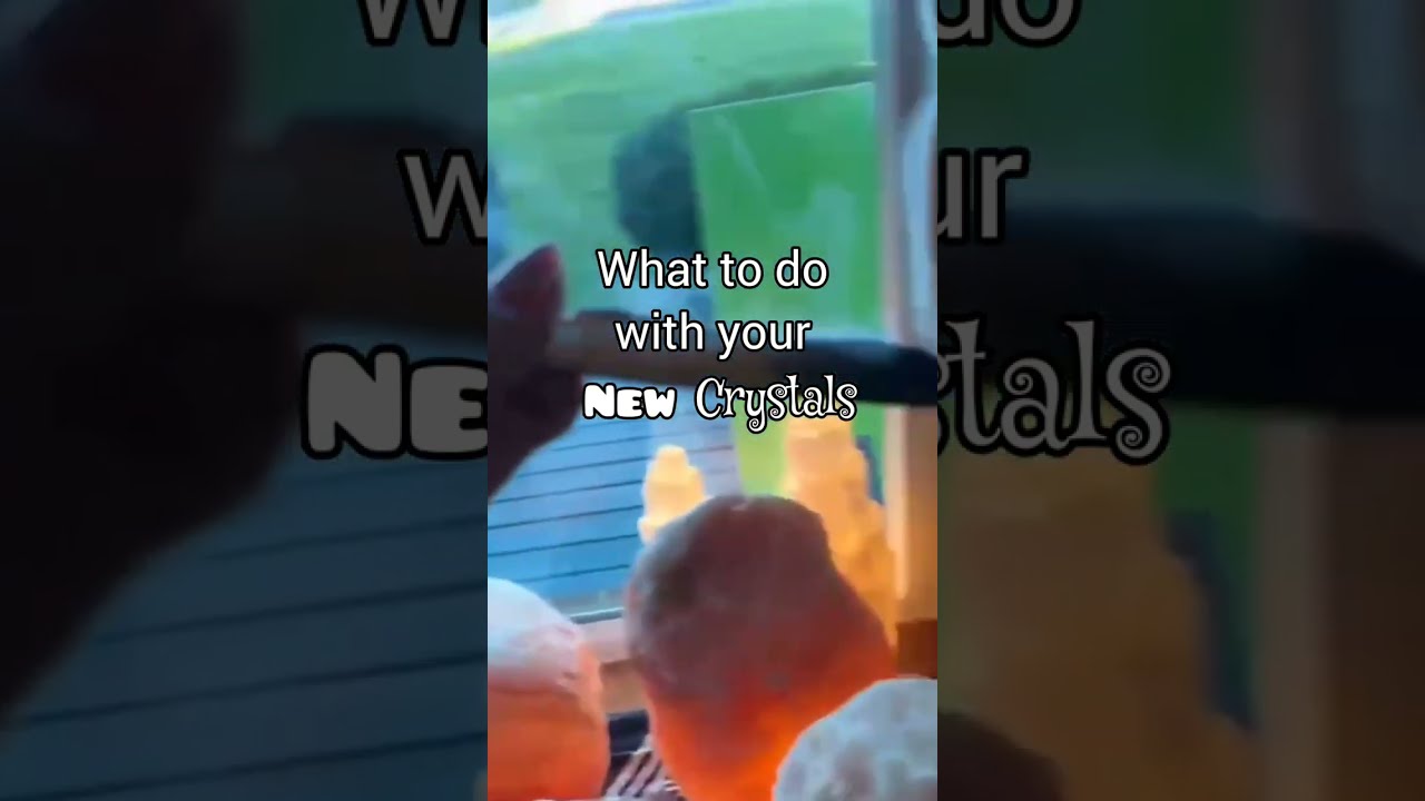 What to do with New Crystals