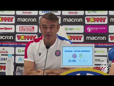 Coach Burić ahead of Rijeka - Hajduk