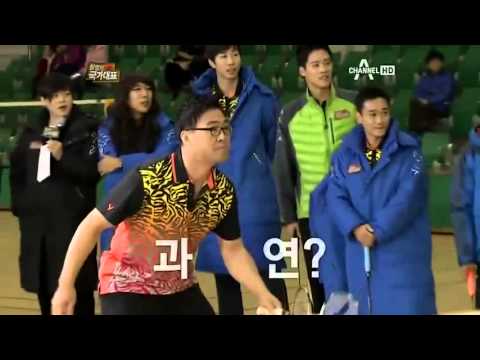 Simply Smash - Lee Yong Dae breaks watermelon with shuttlecock