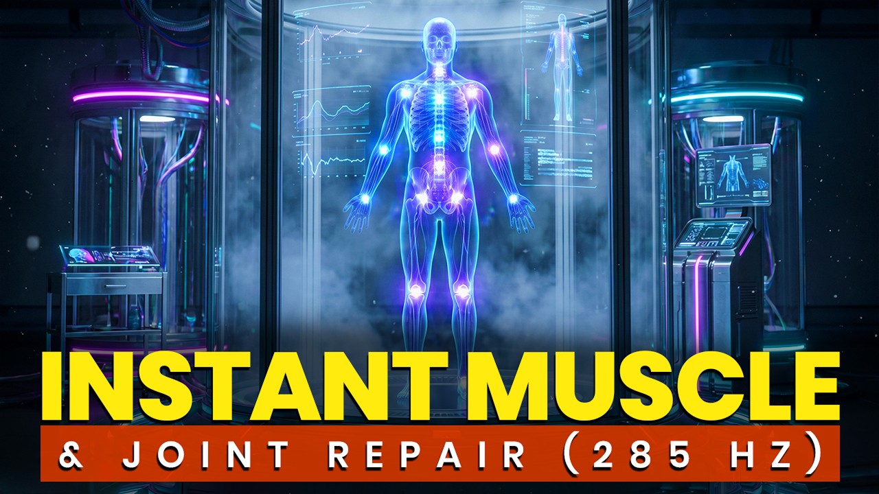 285 Hz Solfeggio Miracle: Instant Muscle & Joint Repair (Powerful Frequency)