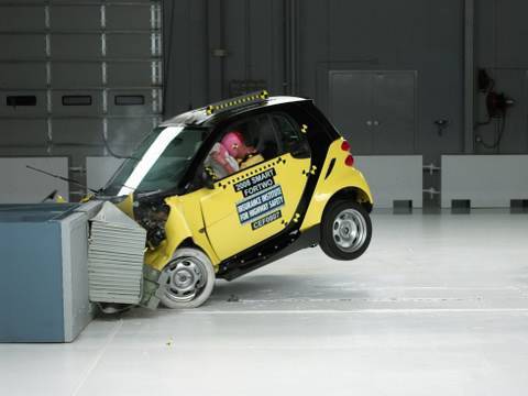 Smart Fortwo Crash Test Video od roku 2007