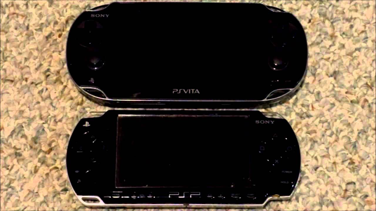 Playstation Vita Vs. PSP 2000 - YouTube