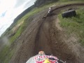 Jake Nicholls chasing Ben Townley 