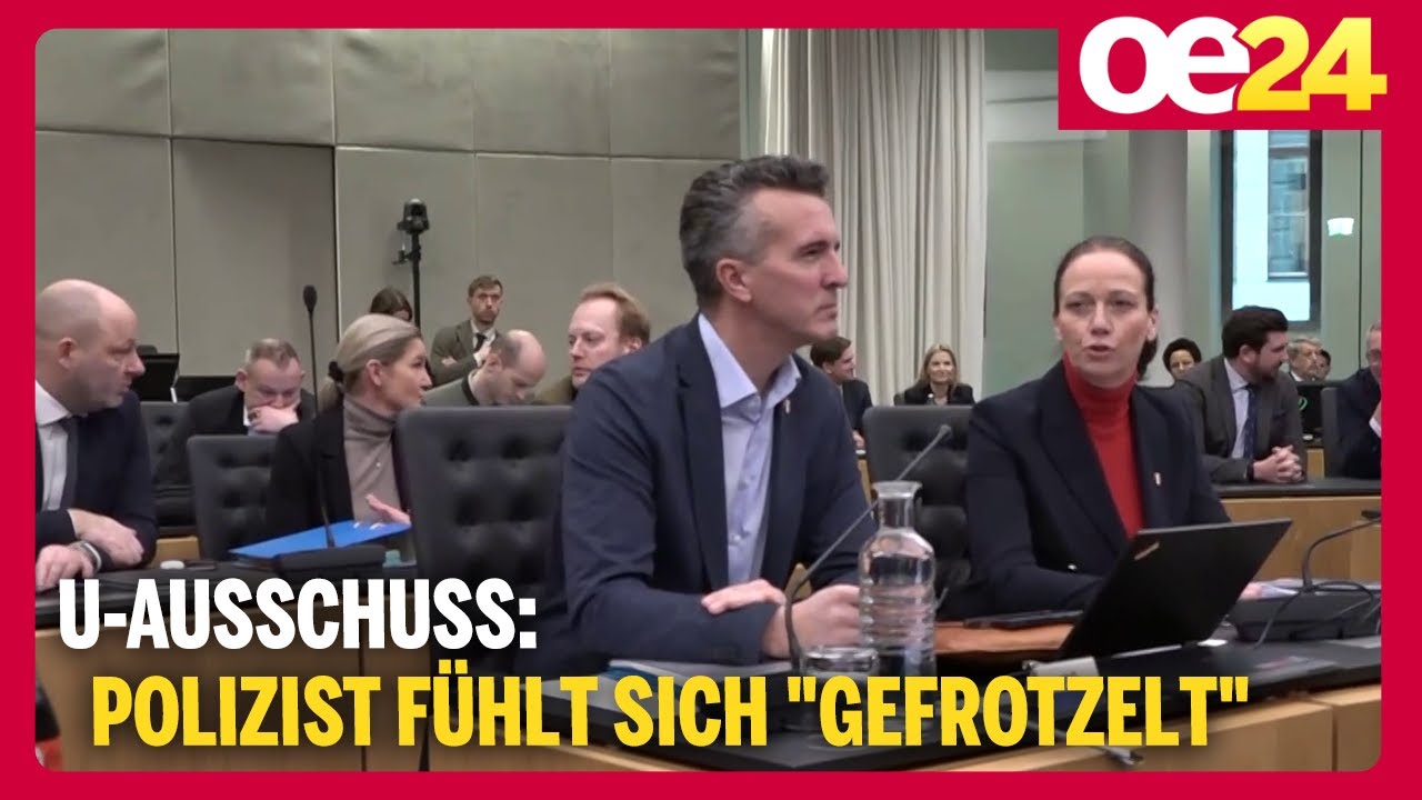 U-Ausschuss: Polizist fühlt sich "gefrotzelt"