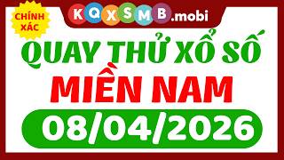 Quay thử xổ số miền Nam ngày 8/4/2026 - Quay thử xổ số kiến thiết miền Nam - Quay thử XSMN hôm nay
