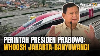 Perintah Presiden Prabowo Subianto: Lanjutkan Kereta Cepat Sampai Banyuwangi
