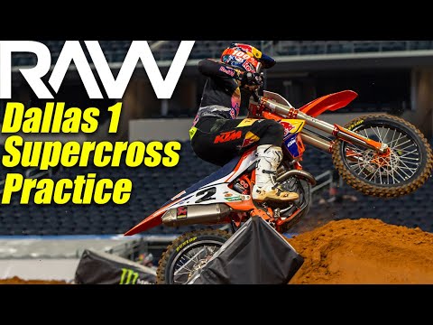 Dallas 1 Supercross Practice RAW - Motocross Action Magazine
