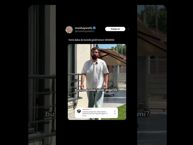 Tersi daha da komik geldi bence 😂