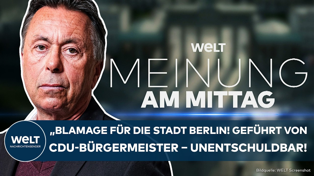 BERLIN: "Blamage für die Stadt! Unentschuldbar! Ein Skandal" Abrechnung mit CDU-Regierung