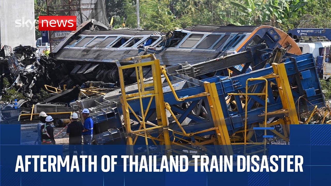 Thailand train disaster latest: At least 27 killed - as official warns figure will rise