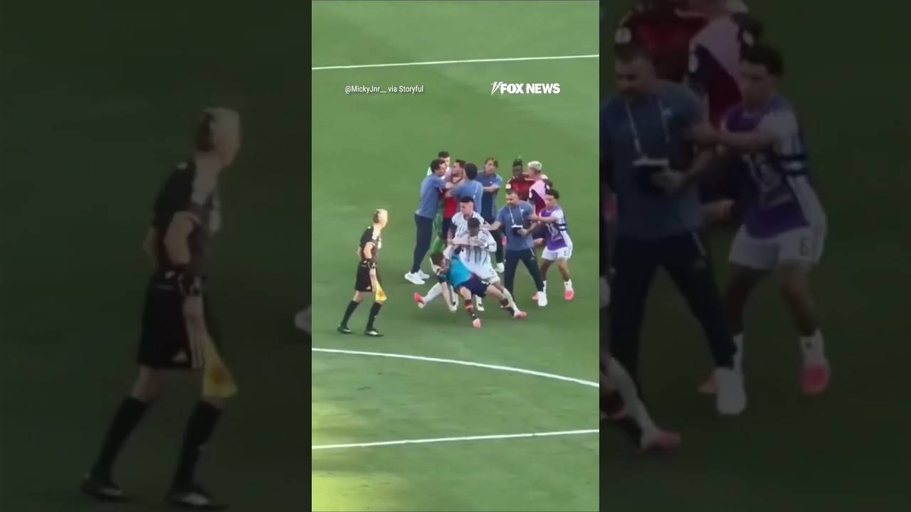 Spain, Argentina BRAWL after 2026 FIFA World Cup final #shorts #us #news #foxnews #WorldCup