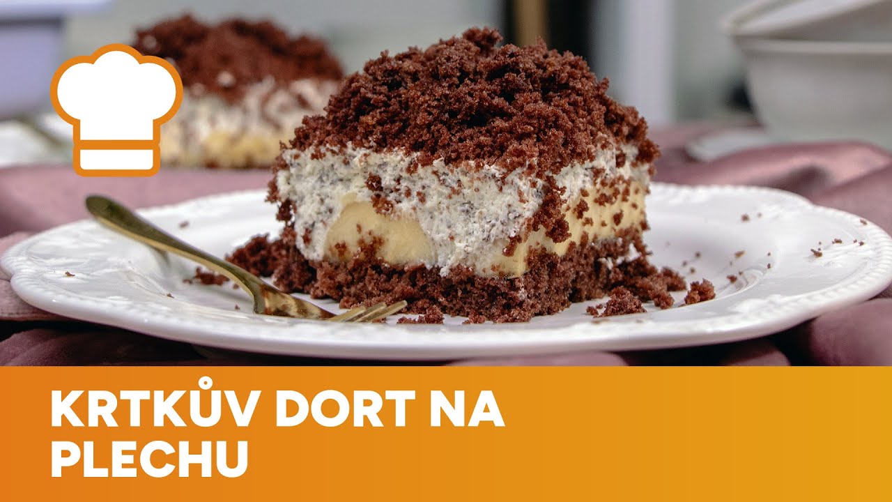 Krtkův dort na plechu si zamilují všechny děti, ale i dospělí