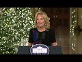 First lady Jill Biden unveils 2022 White House holiday decorations  - 01:38 min - News - Video