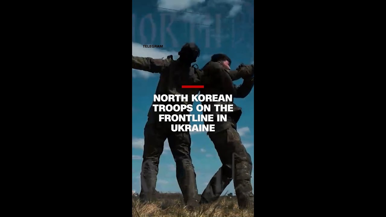 North Korean troops on the frontline in Ukraine