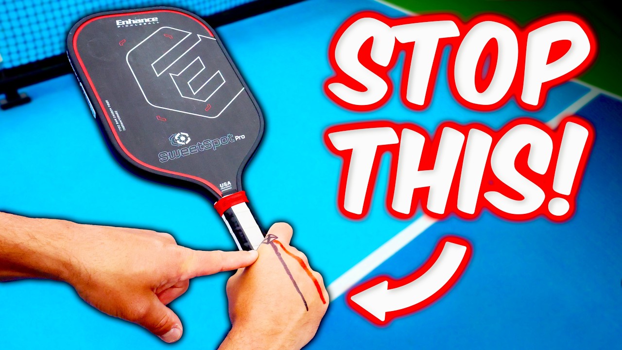 90% of Players Do These 3 Things Wrong When Gripping the Paddle