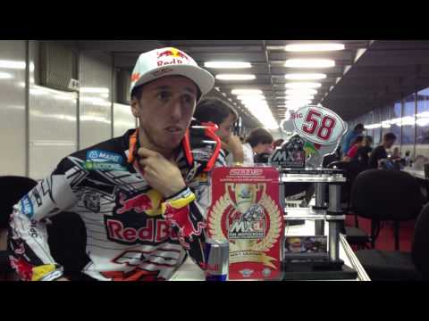 Intervista a Cairoli dopo il GP del Brasile 2013. Moto.it 