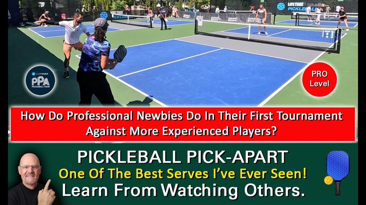 Pickleball Survival! Professional Newbies Participate In Their First PPA Event! How Do They Do?