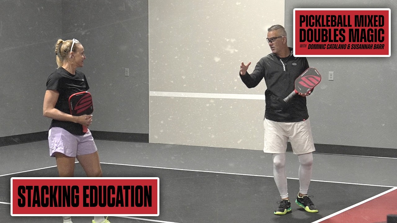 Pickleball Mixed Doubles: How to Uncoil While Stacking