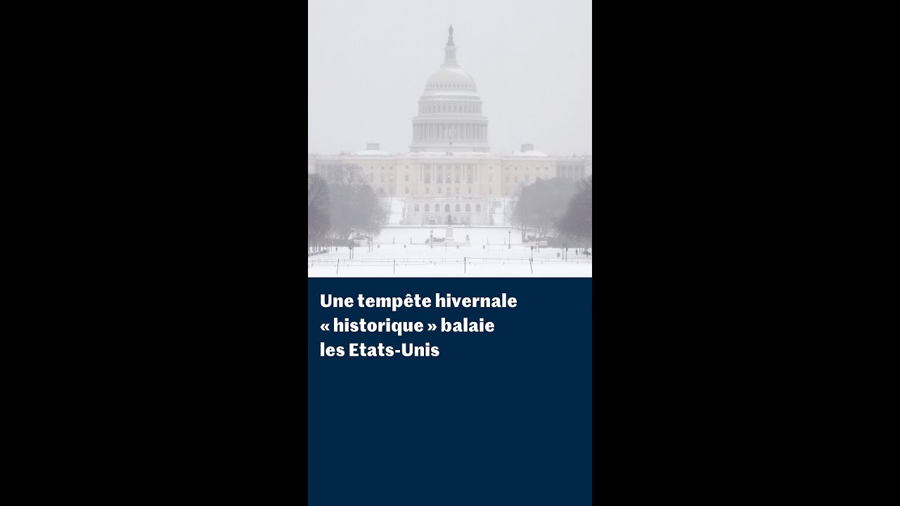 Tempête hivernale aux Etats-Unis : la Maison Blanche et Times Square sous la neige