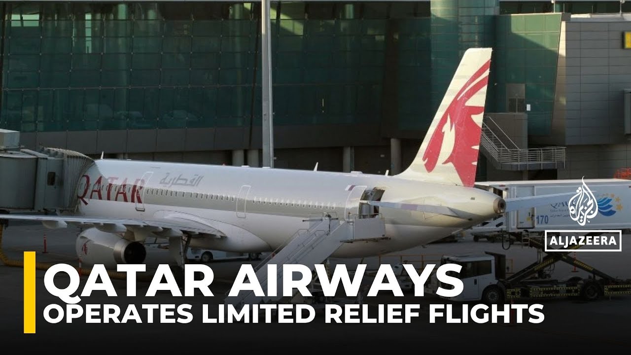 Qatar Airways operates limited relief flights as Iran war disrupts Middle East air travel