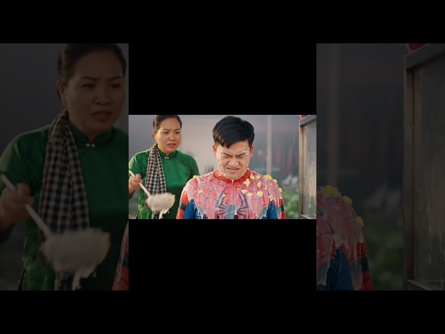 Spider-Man đu dây trúng lò bánh bò – suýt bị nướng như bánh!** 🕷️🔥🍰#veo3  #viralvideo #viralshorts