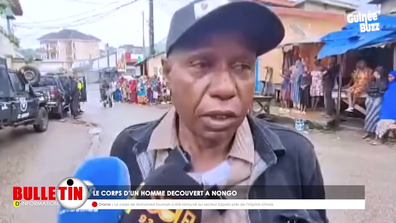 Le corps de Mohamed Soumah a été retrouvé au secteur Zapala près de l'hôpital chinois