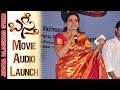 Jeevitha Rajasekhar's Emotional Speech at Basti Movie Audio Launch
