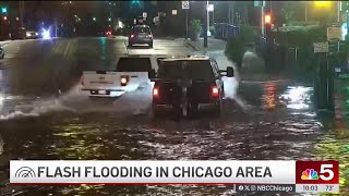 Relentless rain leads to major flooding across the Chicago area