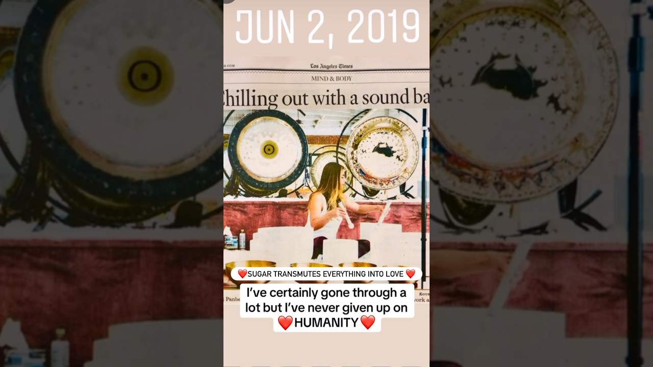 2018 I’ve gone through LOTs past 5 yrs but I’ll never stop fighting for humanity #soundbath