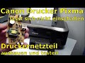 Canon Pixma Drucker ohne Funktion - defekt? Netzteil ausbauen und testen