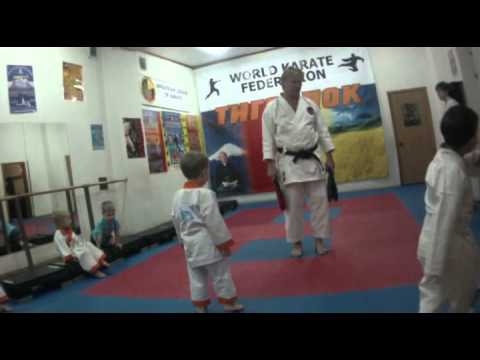 Negaturov. Karate training for children of 3- 4 years 13.03.24.part 4